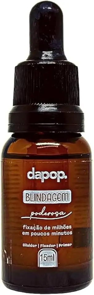 D@-Pop Fixador de Maquiagem Diluidor, Blindagem Poderosa, Fixação em Poucos Minutos, 15ml