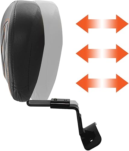 Miniatura 9 de FOVPLUE Respaldo de piloto, kit de almohadilla ajustable para respaldo del conductor para Harley Touring CVO Road Glide Road King Electra Glide