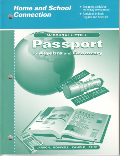 Passport to Algebra and Geometry - Home and Sch... 0395896754 Book Cover