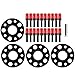 Torvex Wheel Spacers, Hub-Centric Rim Spacers and 15mm 20mm Spacer Kit Compatible with Mercedes-Benz C-Class W203 C230 C240 C320 C32 2002-2007, Red Wheel Alignment Adapters
