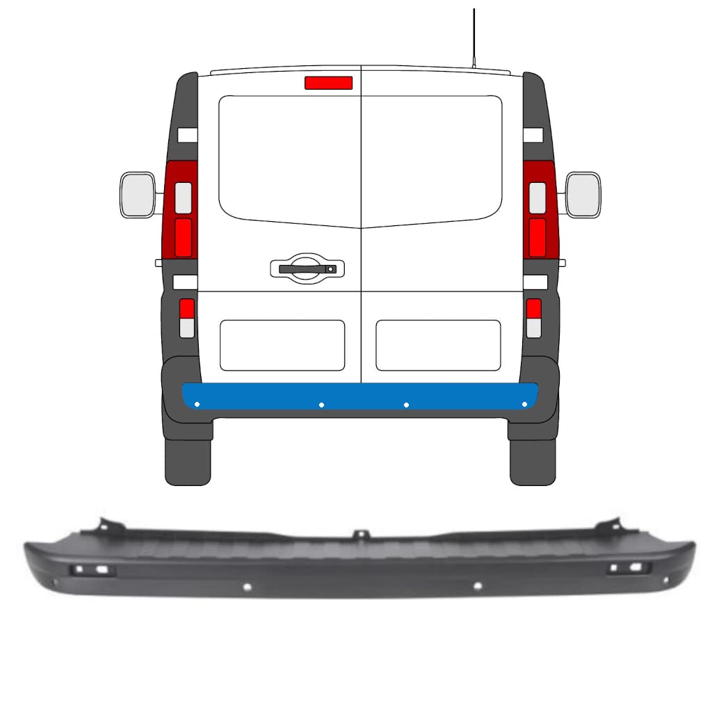 Hintere Stoßstange mit PDC für Opel Vivaro 2014-2019