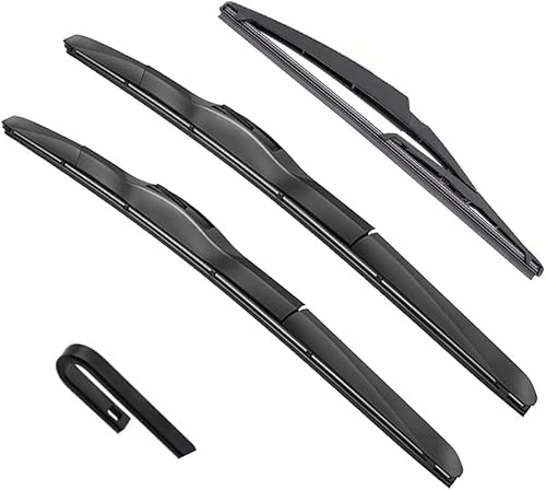 Miniatura 3 de Limpiaparabrisas de lluvia delantero y trasero, compatible con Nissan Qashqai J11 2013-2018, Rogue Sport Sección Cutter 2014 2015 2016 2017,