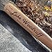 Personalized Engraved Full Size Wooden Baseball Bat SINGLE Sided (One-Sided)