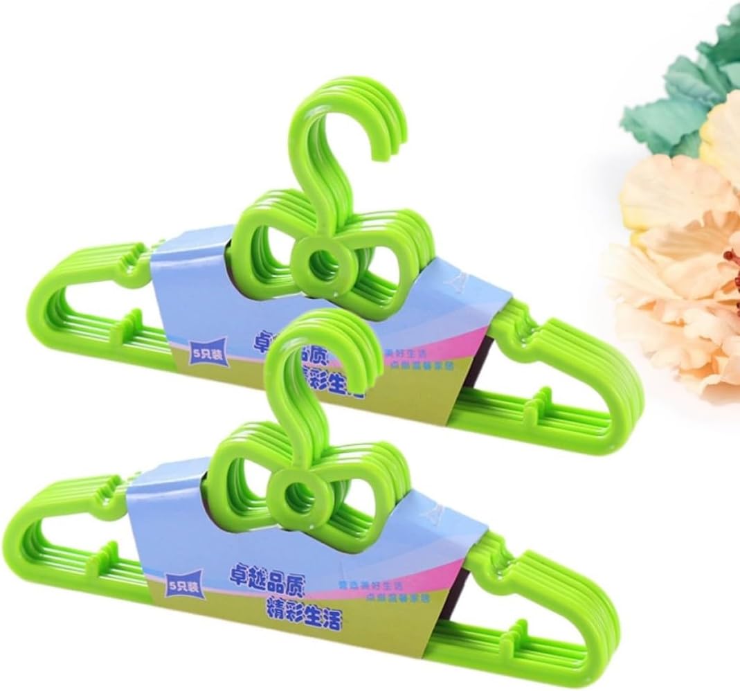 10pcs Bow Hangers Solid Plastic for Clothes and Skirts