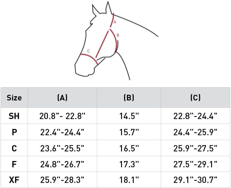 Miniatura 2 de HORZE Warren Caballo Caballo de Cuero Genuino Ajustable Suave  Herrajes de Acero Inoxidable - Marrón Claro - Cob
