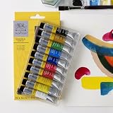 Winsor & Newton Galeria 2190605 Zestaw Farb Akrylowych, Wielokolorowy, 10 x 12 ml