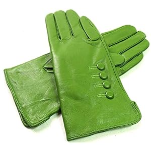 Dames lederen handschoenen volledig gevoerd