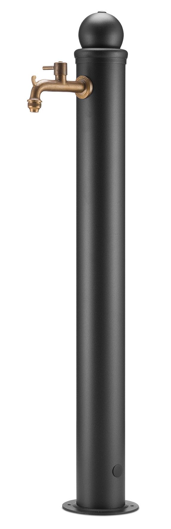 Fontana in ferro a Colonna da Giardino Con rubinetto e Porta Gomma BEL FER 42/ARM colore antracite
