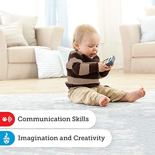 Fisher-Price Laugh & Learn Smart Phone Toy - UK English Edition, musical infant toy, BHC01