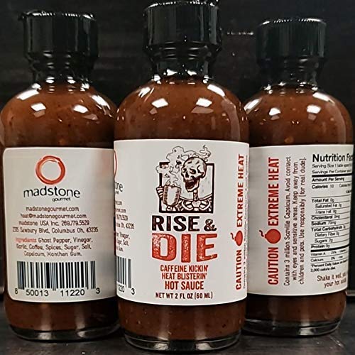 Flavor and Fire Foods, Rise and Die, Extreme Hot Sauce, Coffee Based, 3