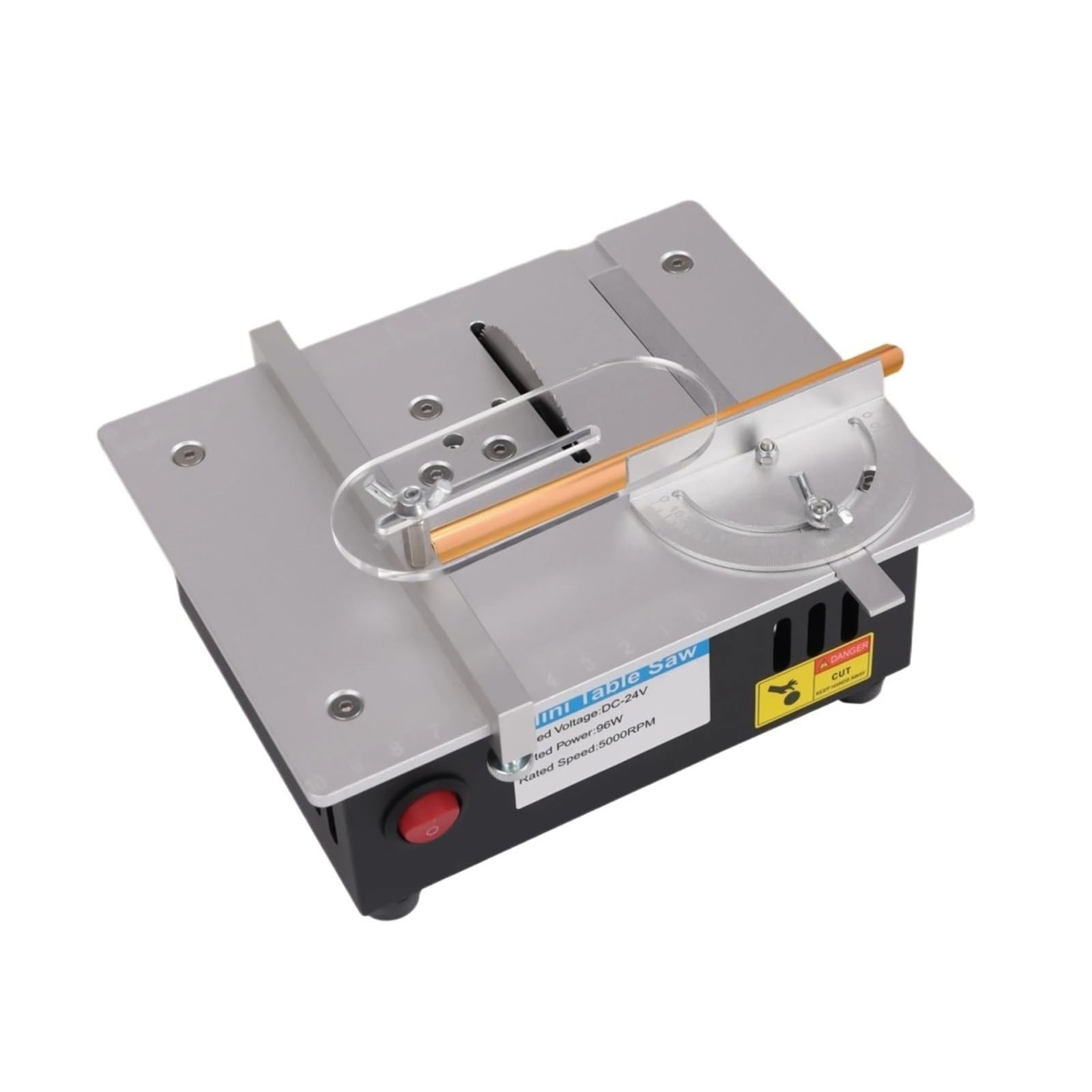 Herramienta De Corte DIY Sierra De Mesa Mini Máquina Cortadora De Carpintería Muela Circular Eléctrica De 96W Corte Preciso