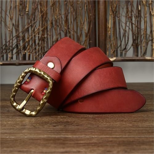 Ceintures en cuir de vachette pleine fleur véritable 5 mm, la solution aux ceintures fragiles - 2