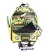 AI ACCESSORY INNOVATIONS Teenage Mutant Ninja Turtles Mini PU Backpack Purse, TMNT Shoulder Bag with Epoxy Filled Metal Pizza Charm, 10.5 Inch, Adjustable Shoulder Straps, Faux Leather