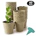 GROWNEER 60-Pack 3" Peat Pots Plant Starters for Seedling, Biodegradable Herb Seed Starter Pots Kit, Garden Germination Nursery Pots w/ 15 Pcs Plant Labels