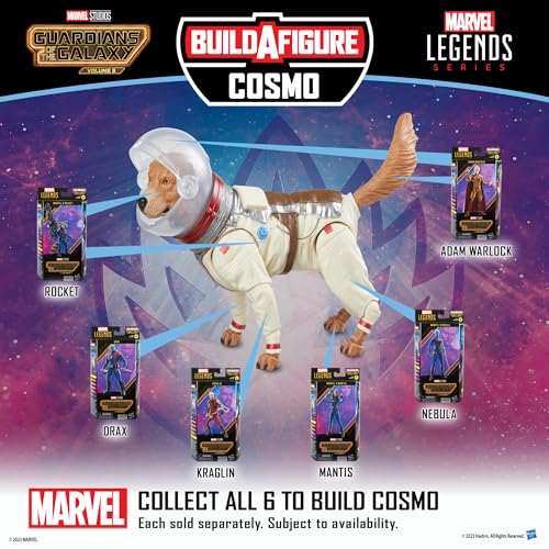 Boneco Marvel Legends Series - Figura de 15 cm e Acessórios - Kraglin - F7406 - Hasbro