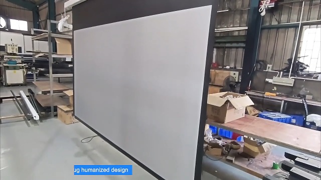 Pantalla de proyección eléctrica motorizada 100 pulgadas 16:9 miniatura 7