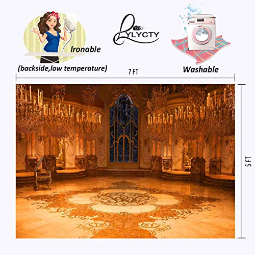 Fondo Fotográfico Oro 7x5ft para Fotografía y Fiesta miniatura 3