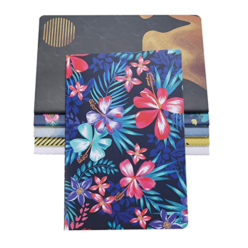 6 Pack Notebook Journals Bulk for Travelers, Class and Office, Diary Writing Subject Memo Book Planner with Lined Paper, College Ruled, 60 Pages/ 30 Sheets, 5.5x8.3 inch, Travel Note Book Set - Thumbnail 4