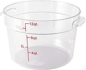 Amazon.com: Soro Essentials- 12 qt. Polycarbonate Round Food Storage ...