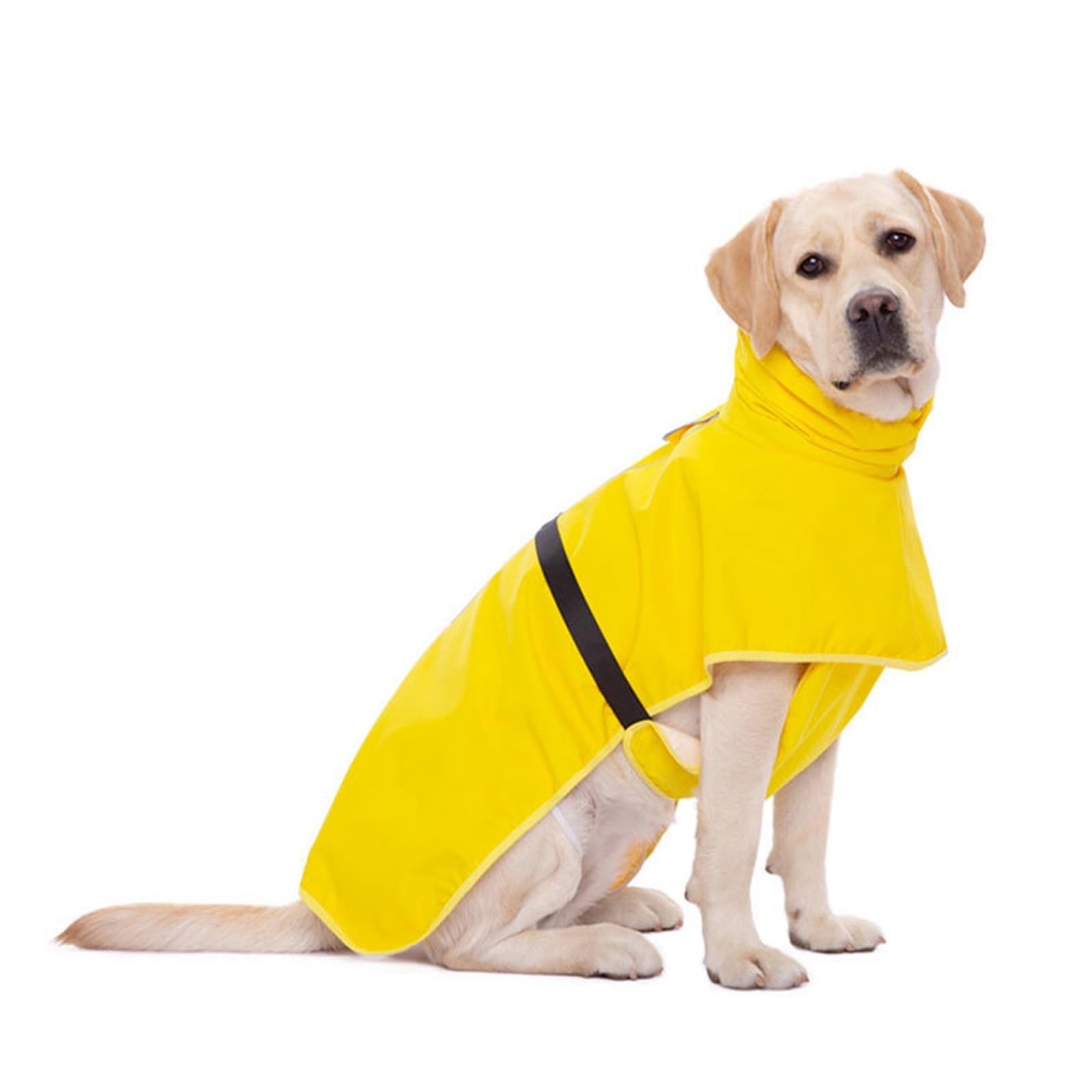 Manteau imperméable chien fini les poils mouillés veste pluie 5XL jaune