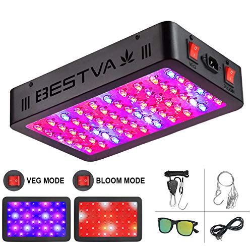 BESTVA DC Series 600W LED Grow Light Full Spectrum Dual-Chip Growing Lamp