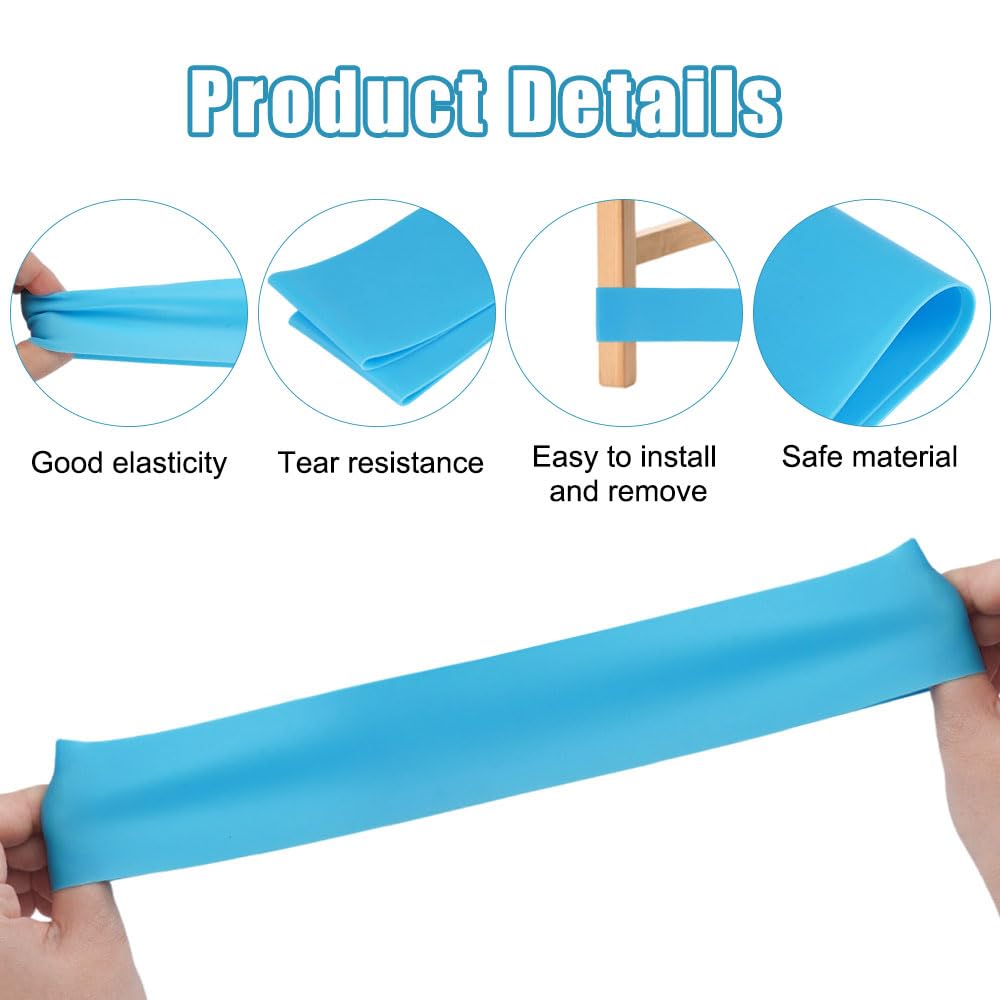 8 Piezas Bandas Elásticas para Sillas Para Niños, Bandas Elásticas para La Ansiedad, Banda Sensoriales para Sillas, Banda de Resistencia para Silla de Aula, para TDAH, Autismo, Yoga — view 3