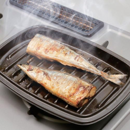 Ceramic Grill Roaster 7.3 x 10.2 x 2.1 inches (18.5 x 26 x 5.4 cm) F-200P