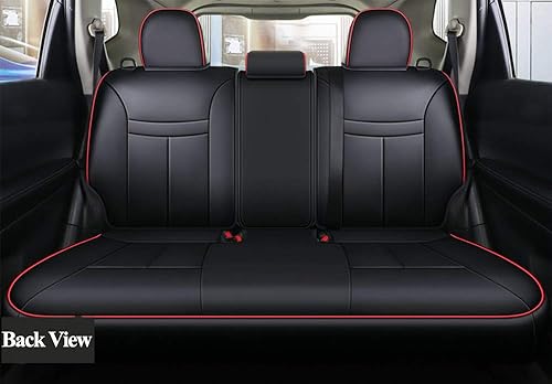 Miniatura 4 de Rogue x-trail - Fundas de asiento de coche compatibles con Nissan Rouge Regular 5 plazas 2014-2022 (negro)