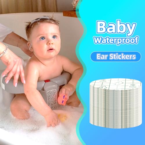 100 peças de protetores de ouvido descartáveis à prova d'água para crianças, protetor de ouvido de