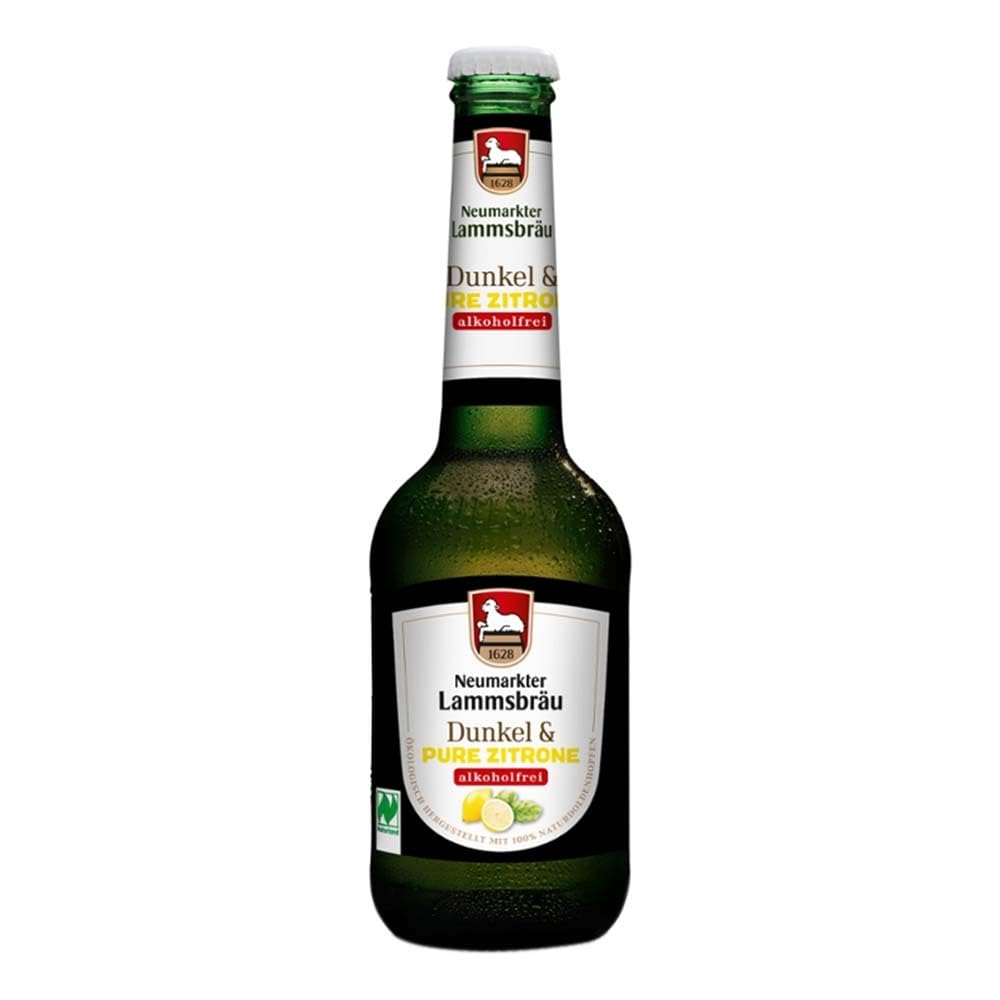Neumarkter Lammsbräu Bier, Dunkel&Zitrone, alkoholfrei, 0,33l (3)