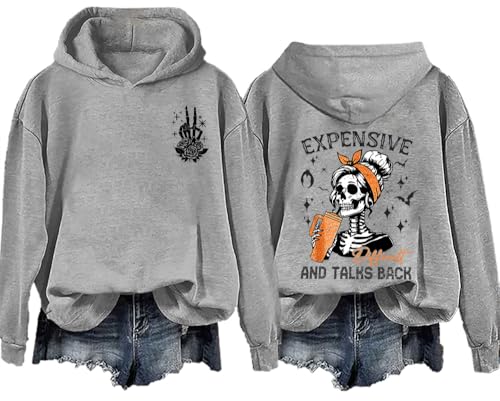 Talks Back Hoodie & Sweatshirt - Women's Expensive & Difficult Back Options