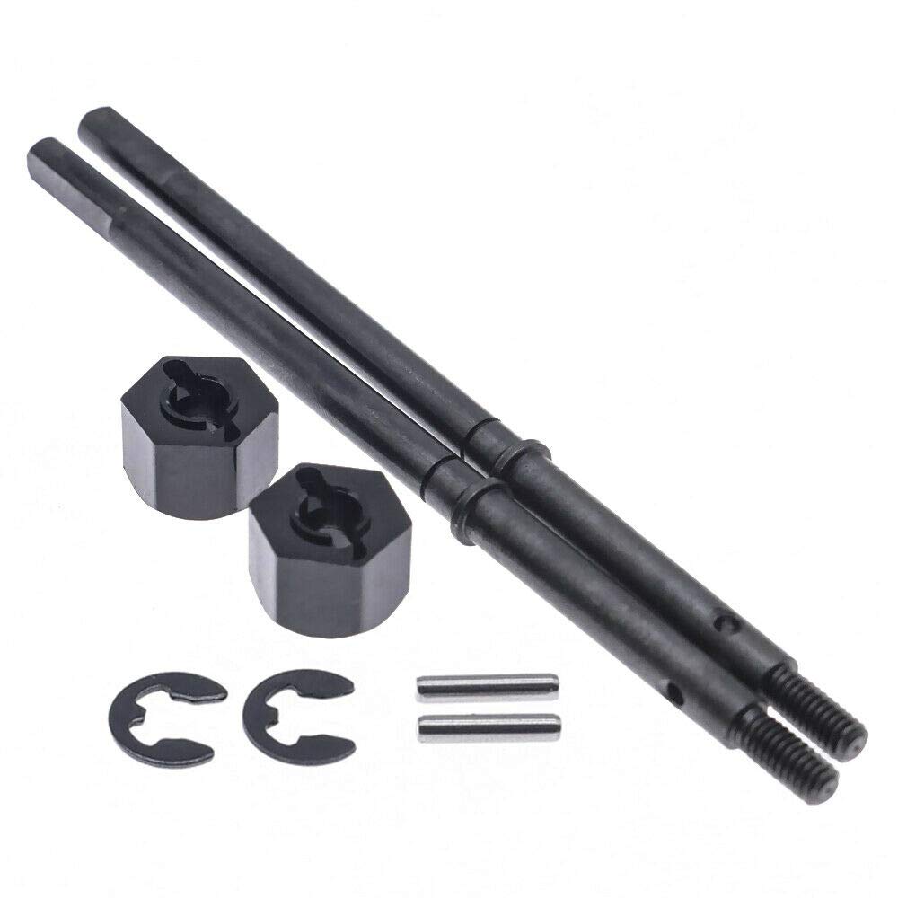 Amazon.com: #45 Steel 120mm Rear Wheel Axle Shaft w/12mm Wheel Hex