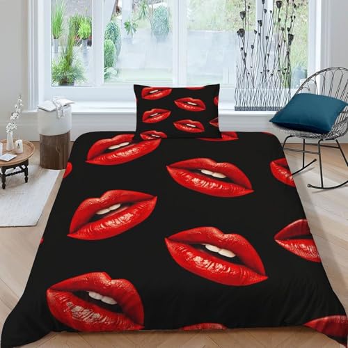 Linge de lit microfibre à motif imprimé 3D pour décorer une chambre d'ado - 3
