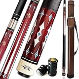 Tai ba cues 2-Piece Pool cue Stick + Hard Case, 13mm Tip...