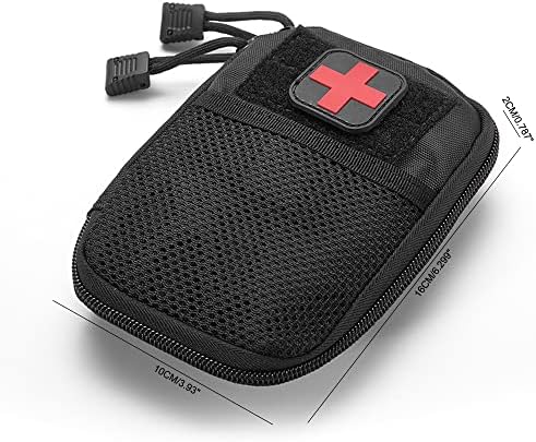 Borsello Outdoor Borsello Tattico Hejo Da Cintura - Marsupio Multifunzione Per Escursionismo E Outdoor, Nero Zaino Militare - Foto 3