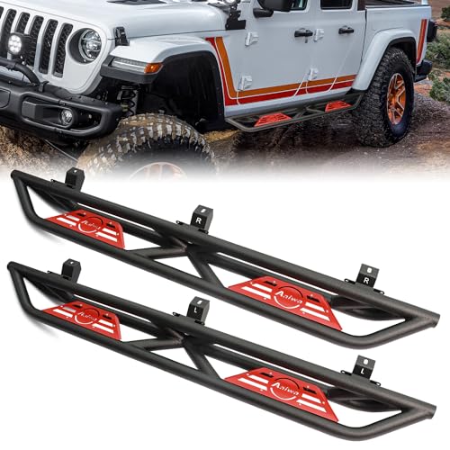 BEEYEO Running Boards for Gladiator JT 4 Door 2020 2021