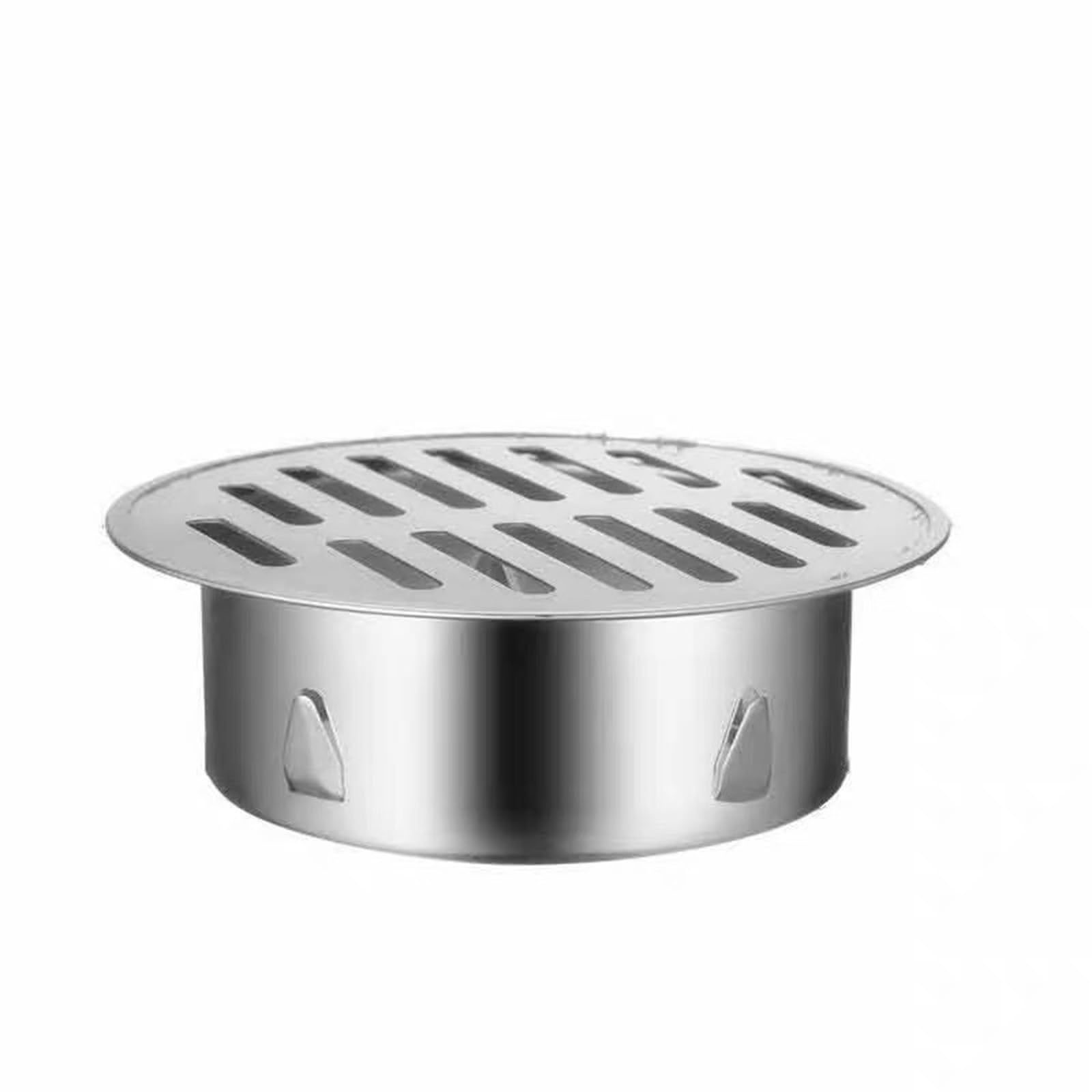 Stainless Steel Floor Drain Cover, Drain Covers Removable Floor Drain Filter Round Floor Drain Cover Rain Pipe Cap for Outdoor Balcony Yard Use (75mm)