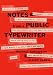 Notes from a Public Typewriter