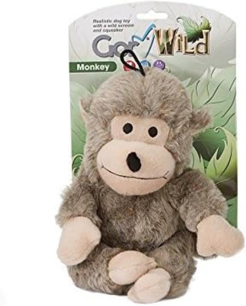 Gor Pets Soft Dog Toy Plush Wild Monkey