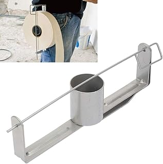 Agatige Drywall Tape Holder, Iron Drywall Tape Reel Heavy Duty Professional Drywall Tape Drywall Tape Holder Fast Loading Retaining Pin Drywall Reel Lift for Wall Corner