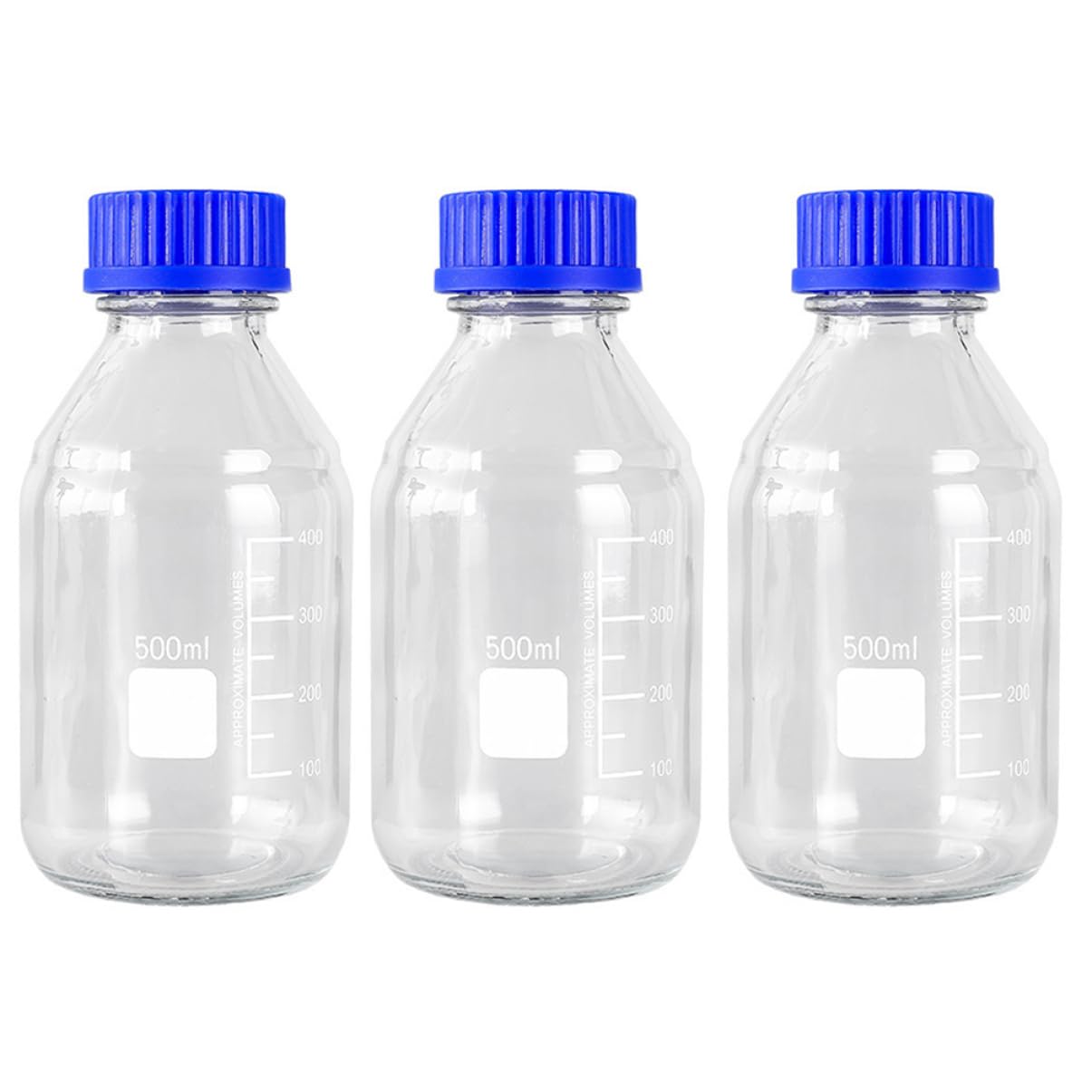 CHILDWEET 500 Ml Szklane Butelki Z Szerokim Wlewem 3 Szt Pojemniki Na Leki Do Wymiany Z Szczelnym Zamknięciem