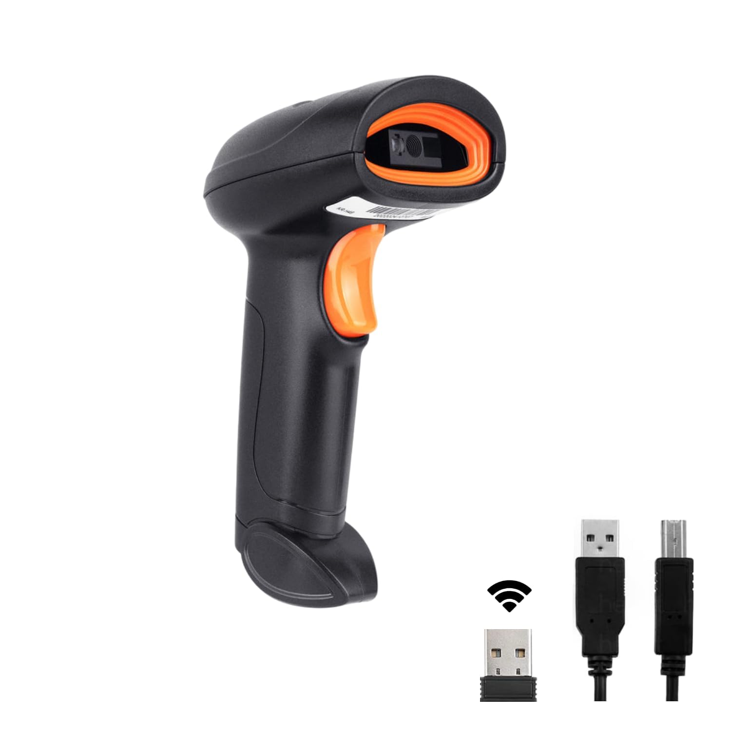 BIGASUO (5 Year Warranty) Wireless 2.4GHz 2D & 1D Barcode Scanner (QR Code & Barcode) | Wired & Wireless (Rechargeable) Connectivity Strong ABS Body | Scanning Built-in Illumination Light (BG28)-image-33