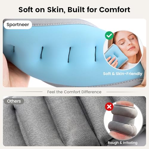 Image of Sportneer Ankle Weights Wrist Weights Pair of 1 /2 /4 /6 /10 LBS for Men Women Kids Strength Training Wrist and Ankle Weights Set with Reflective Strips for Dancing Running Walking Fitness Workout Gym