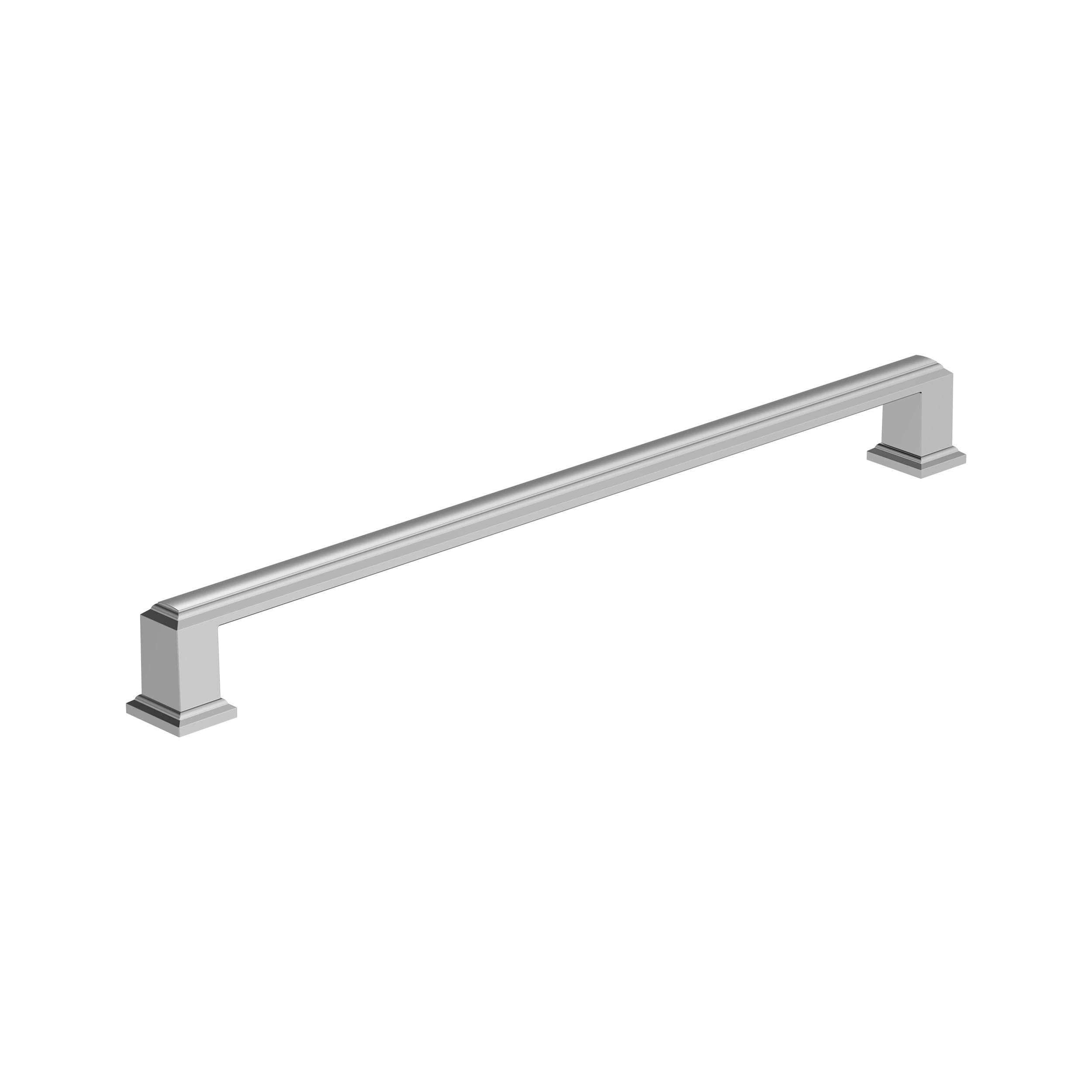 Tirador de cajón cromado de 256 mm para renovar cocinas modernas
