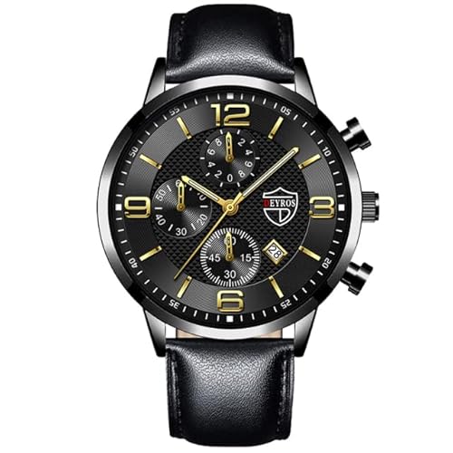 Orologi Da Uomo Di Marca Di Moda Di Lusso Da Uomo In Pelle Orologio Da Polso Al Quarzo Orologio Da Polso In Pelle Sportivo Casual Maschile