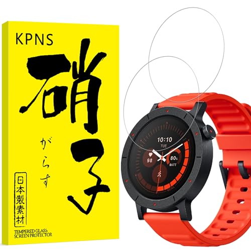 KPNS ���{���Ɏq�f�ލ̗p CMF Watch 3 Pro �p�� �K���X�t�B���� (2��) �\��₷�� 9H �\�ʍd�x �����ׂȑN���x ��U�h�~ �ی�t�B���� �A���`�o�u�� ���E���h�G�b�W �Ϗ��� �����K���X �����x�^�b�` �ϏՌ��� �h�w�� �t���t�B����