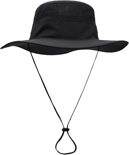 Sombrero de ala ancha para mujeres y hombres, sombreros de verano con protección UV UPF 50+ para pesca, senderismo, playa, sombreros