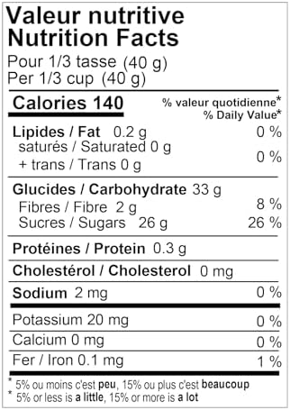 Yupik Dried Cranberries, 1 kg, Gluten-Free, Kosher, Dried Fruits, Whole Cranberries, Lightly Sweetened, Healthy Snacks