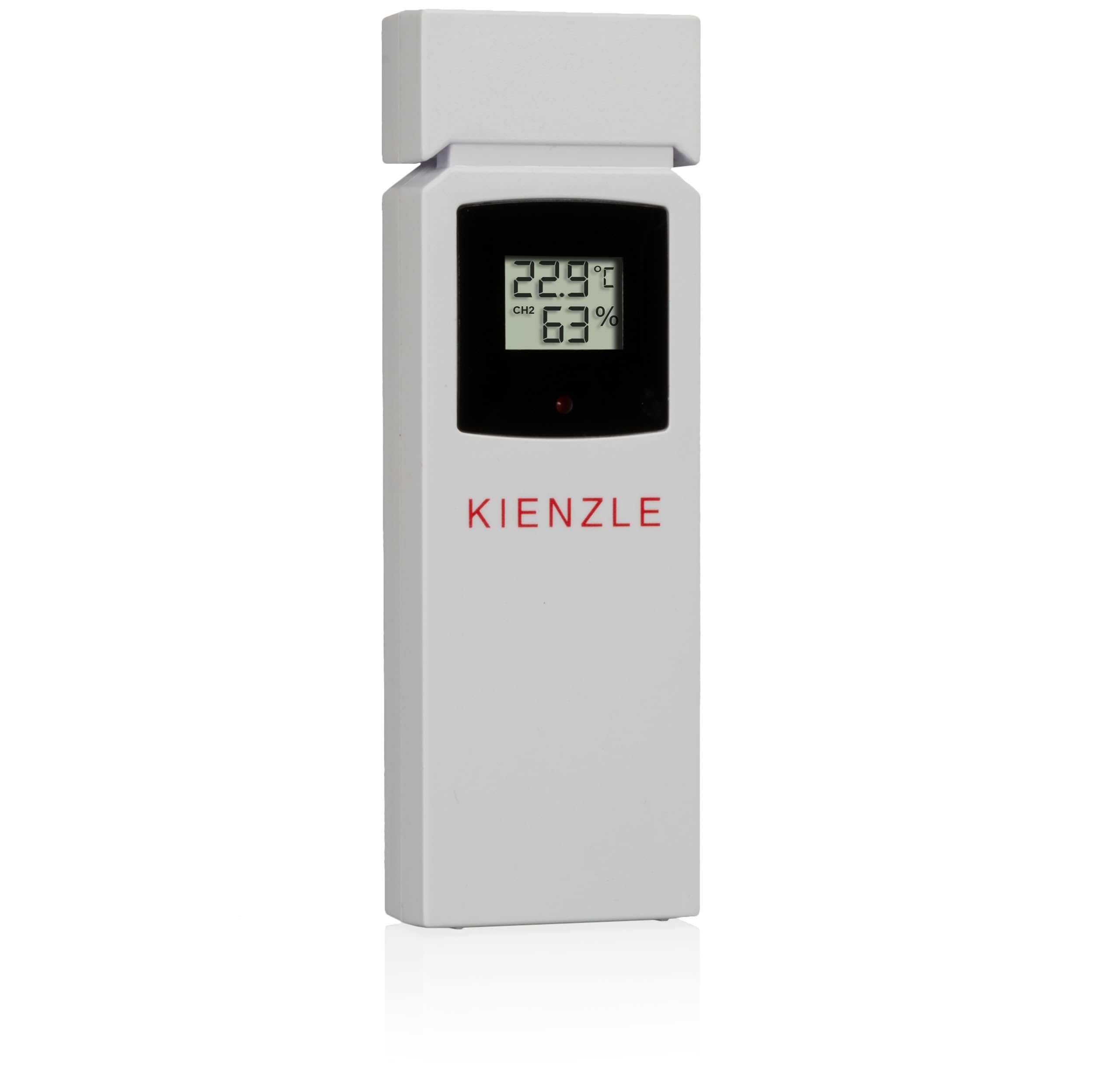 Stazione meteo radiocontrollata Kienzle con proiezione, display a colori, sensore esterno, allarme muffa, 2 sveglie