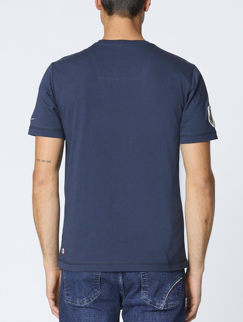 Aeronautica Militare t-Shirt TS2411 da Uomo, Maglia, Maglietta, Felpa Frecce Tricolori